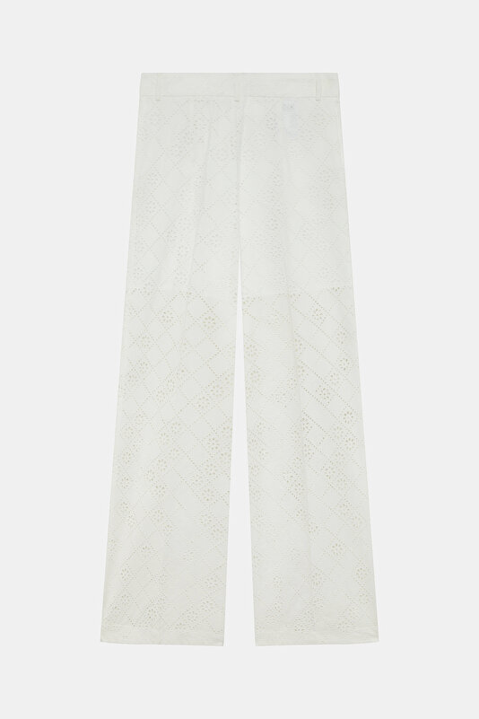 WHITE LACY TROUSERS 2