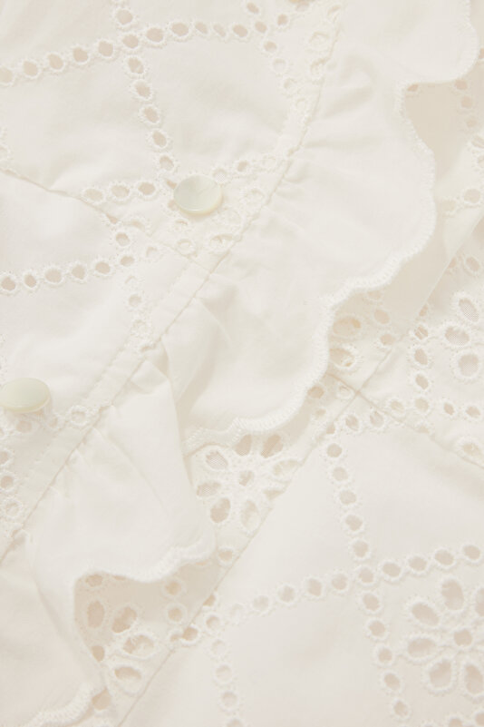 WHITE SHORT SLEEVE MAXI DRESS 4