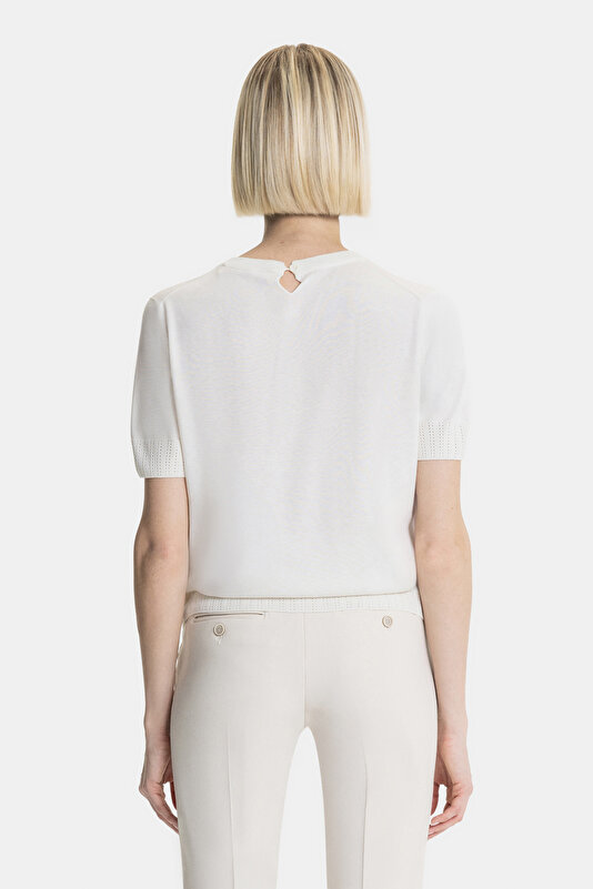 ECRU BASIC / ROUND NECKLINE TRICOT 2
