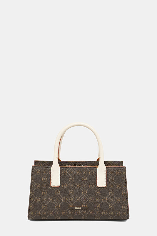TAN MONOGRAM BAG