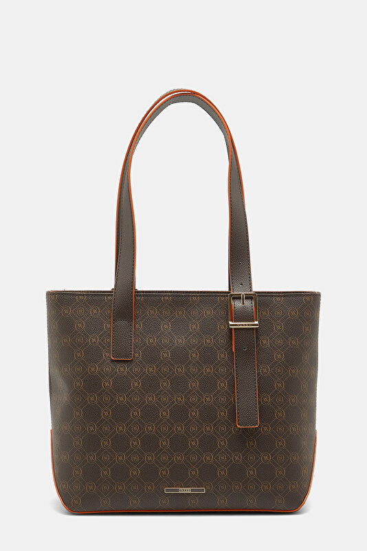 ORANGE MONOGRAM BAG