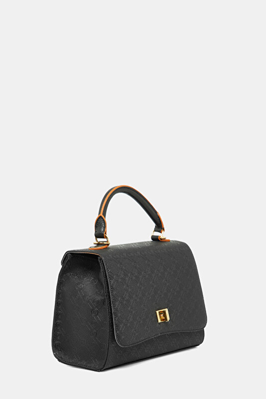 TAN MONOGRAM BAG 3