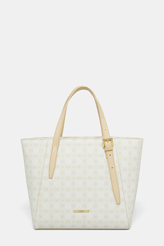 WHITE MONOGRAM BAG