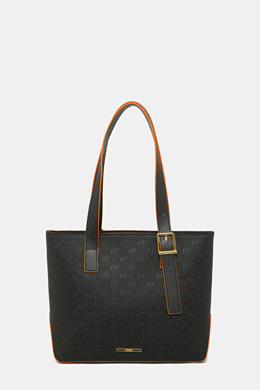 ORANGE MONOGRAM BAG