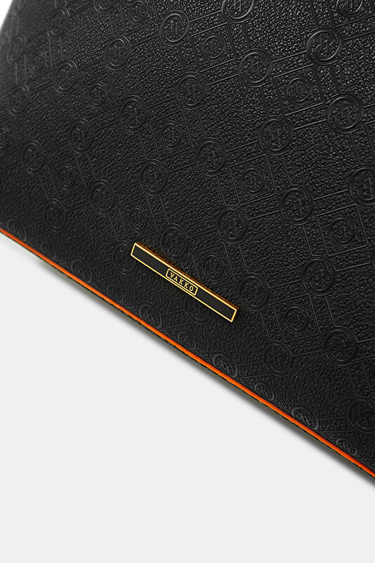 ORANGE MONOGRAM BAG 4