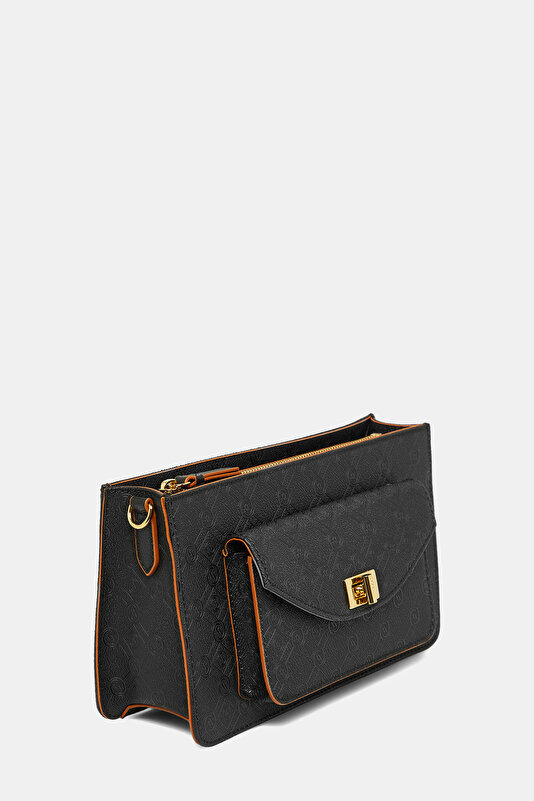 TAN MONOGRAM BAG 3