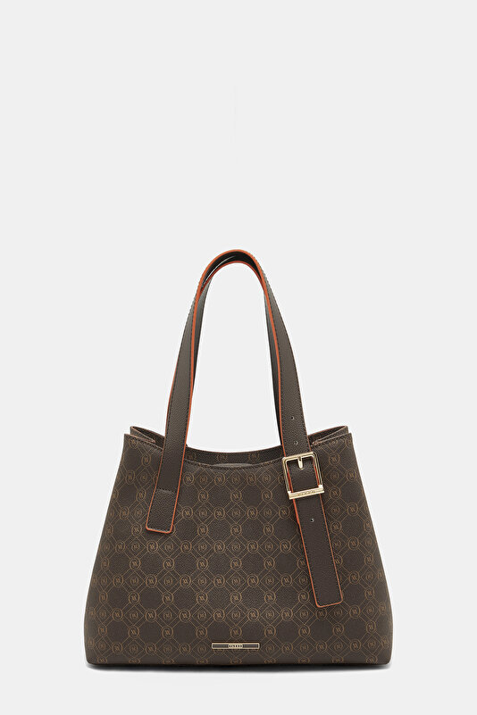 ORANGE MONOGRAM BAG