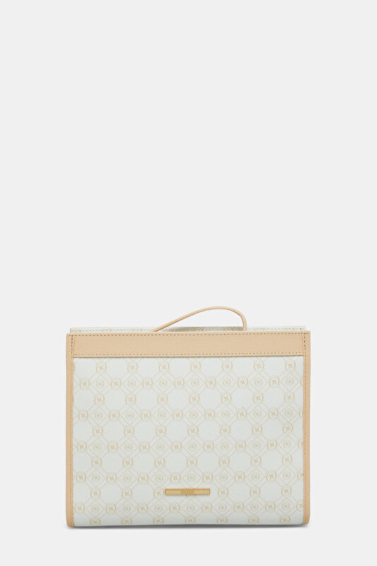 WHITE MONOGRAM BAG