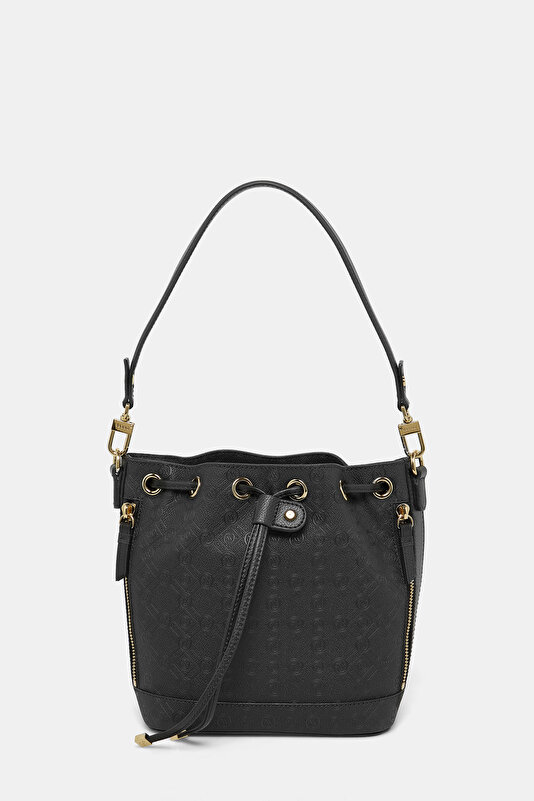 BLACK MONOGRAM BAG