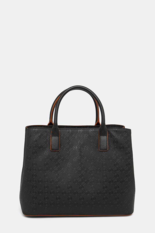 TAN MONOGRAM BAG 4