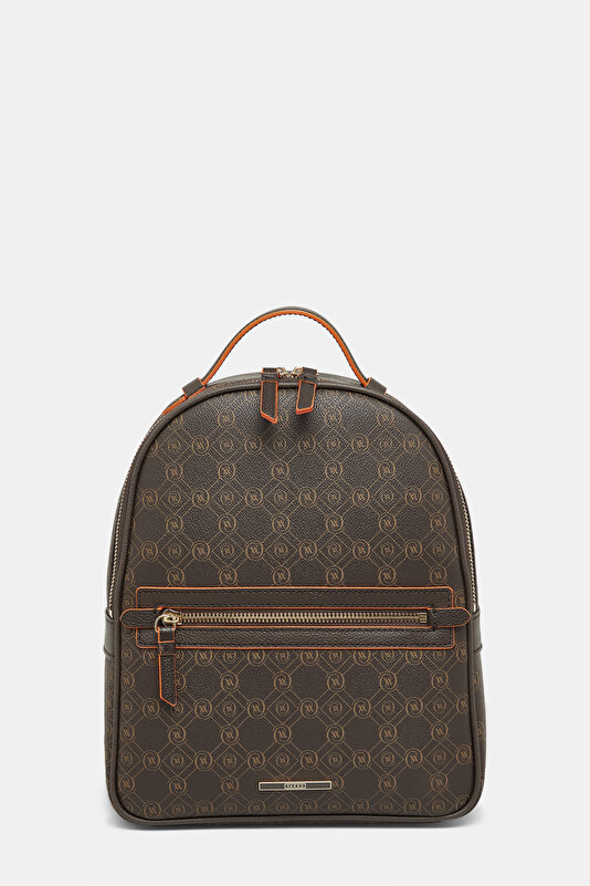 ORANGE MONOGRAM BAG