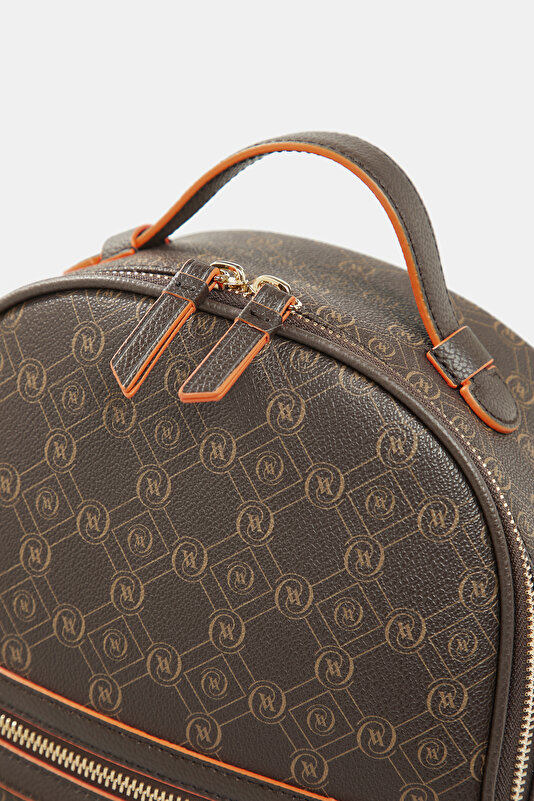ORANGE MONOGRAM BAG 4