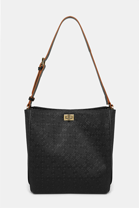 SİYAH MONOGRAM ÇANTA