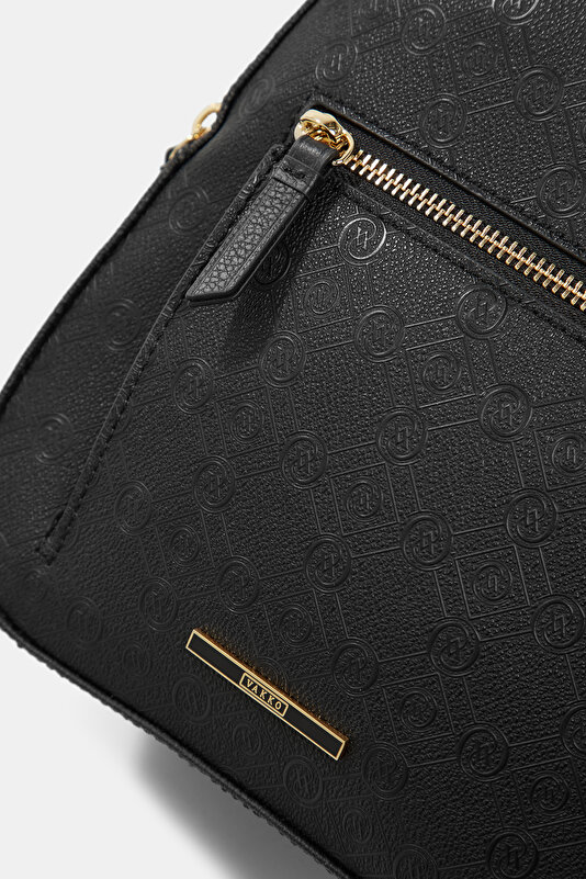 BLACK MONOGRAM BAG 4