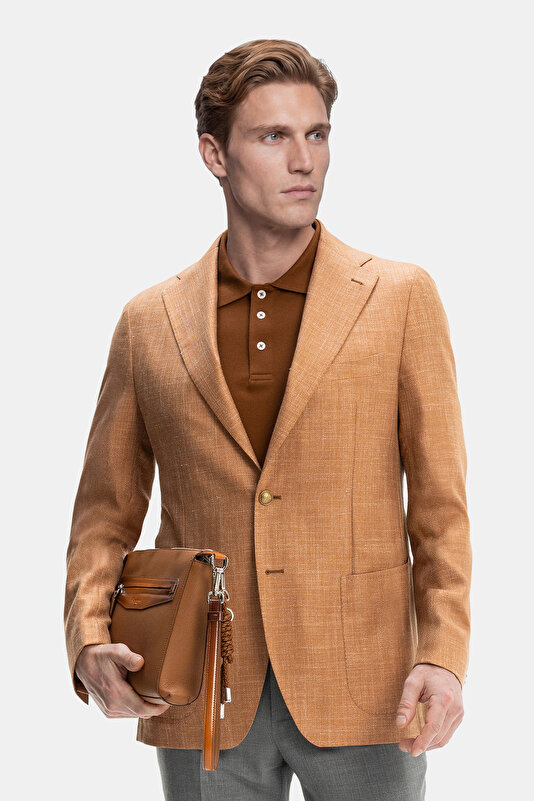 DARK ORANGE JACKET
