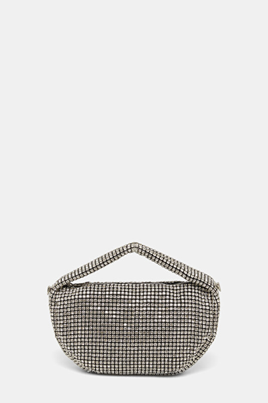 SILVER TEXTURED BAG