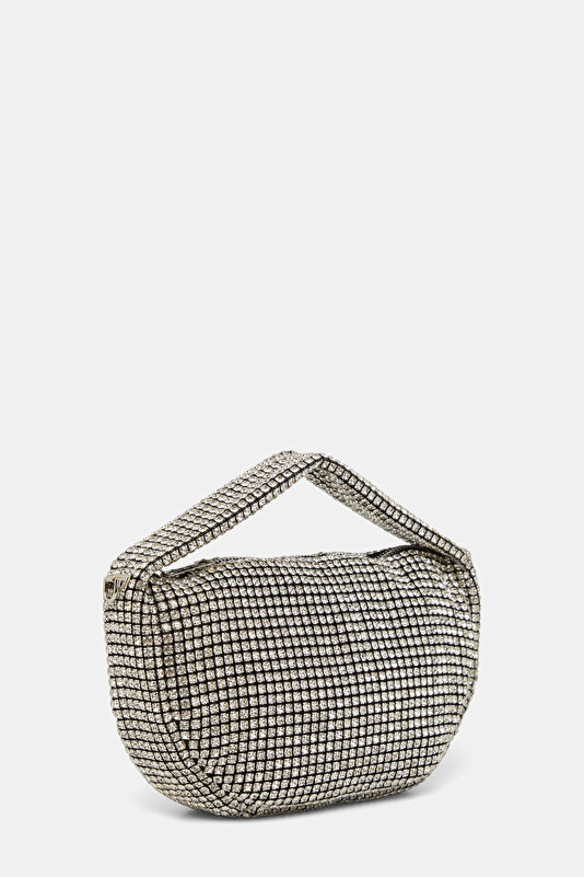SILVER TEXTURED BAG 3