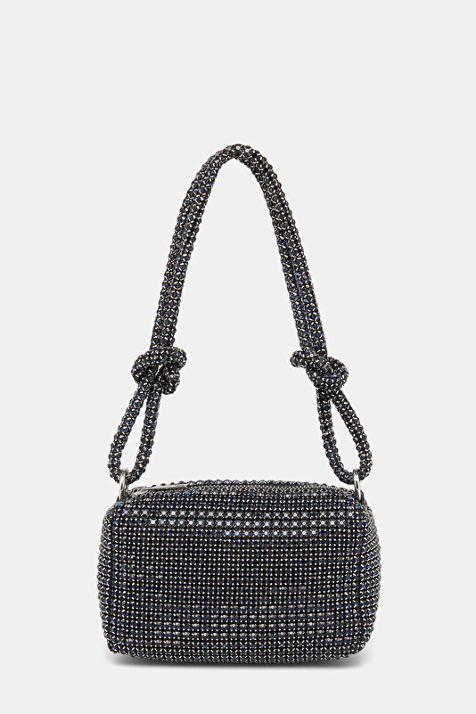 NAVY BLUE TEXTURED BAG