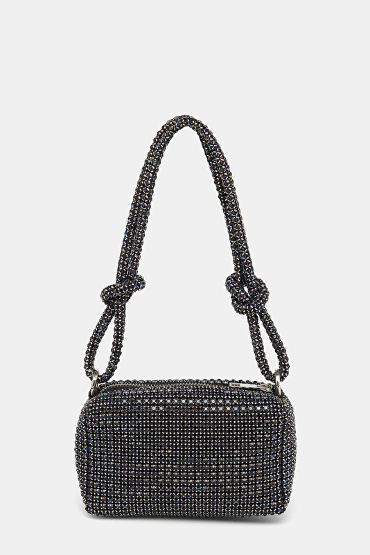 NAVY BLUE TEXTURED BAG 3