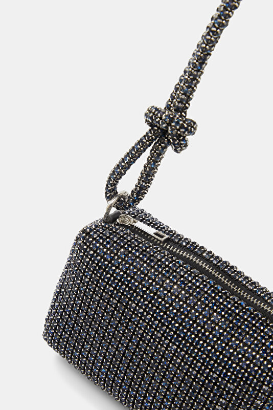 NAVY BLUE TEXTURED BAG 4