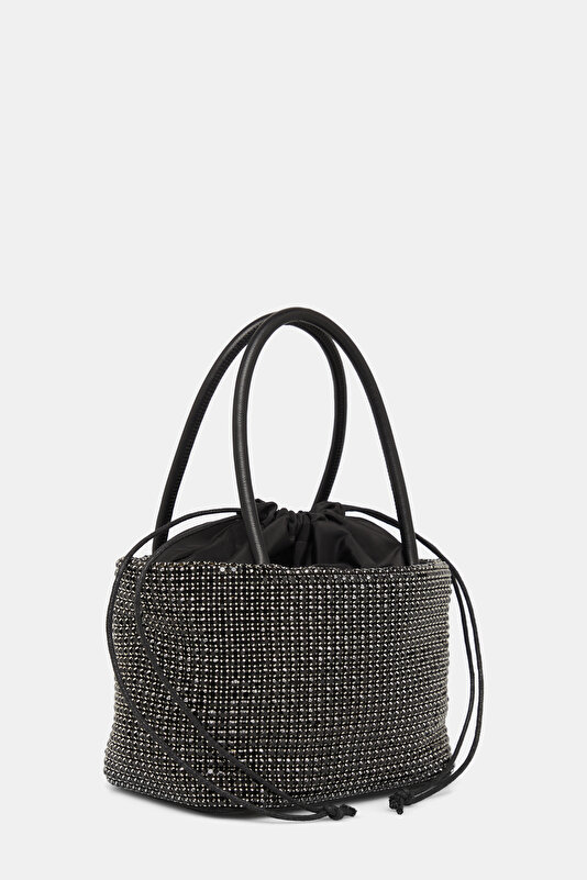 BLACK TEXTURED BAG 3