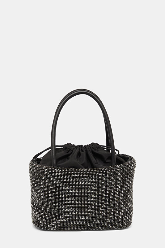 BLACK TEXTURED BAG 4