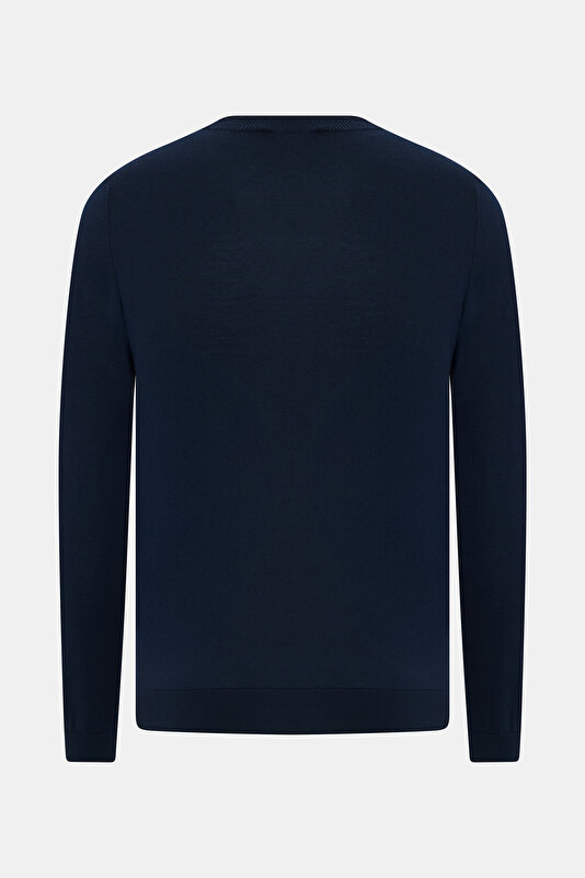 NAVY BLUE POLO NECK LONG SLEEVE 2