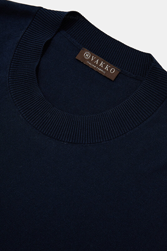 NAVY BLUE POLO NECK LONG SLEEVE 3