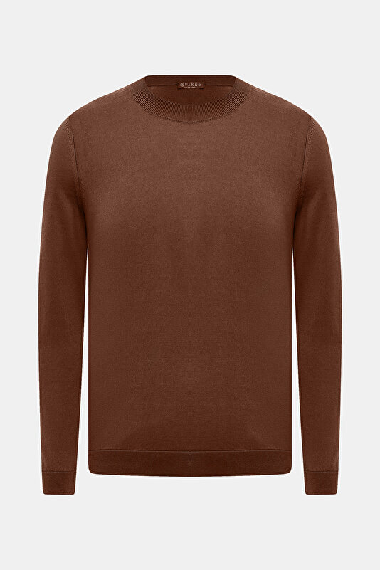 TAN POLO NECK LONG SLEEVE