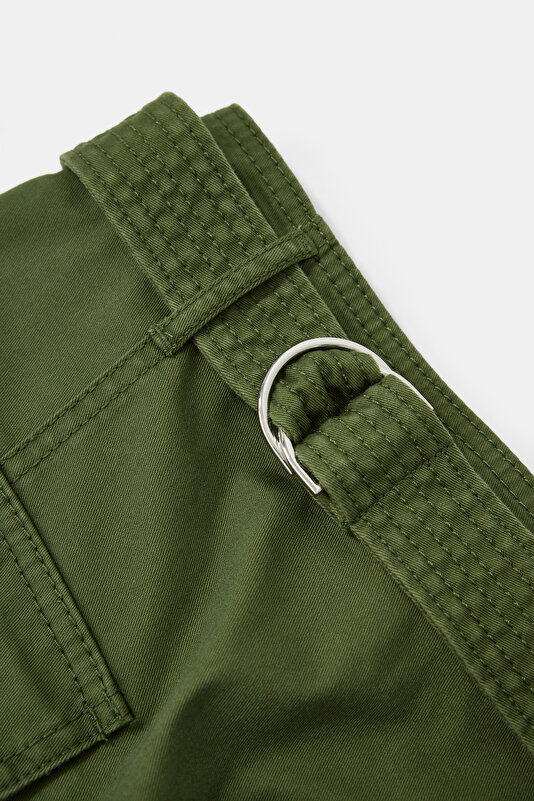 DARK KHAKI SKIRT 4