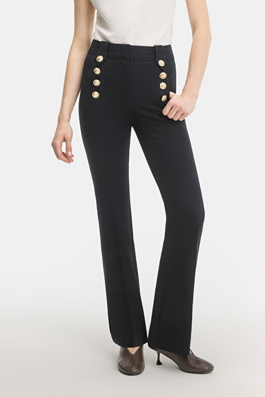 LACİVERT BOL PAÇA PANTOLON 3
