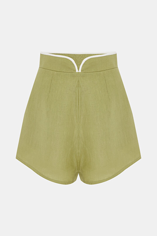 DARK GREEN SHORTS 3