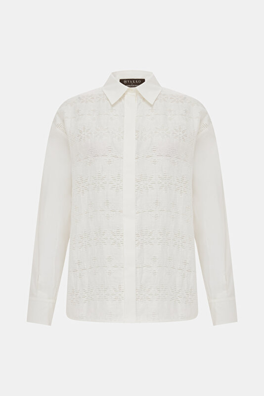 WHITE LONG SLEEVE SHIRT