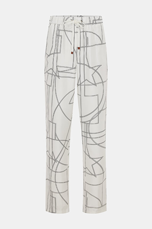 BLACK WIDE LEG TROUSERS 4