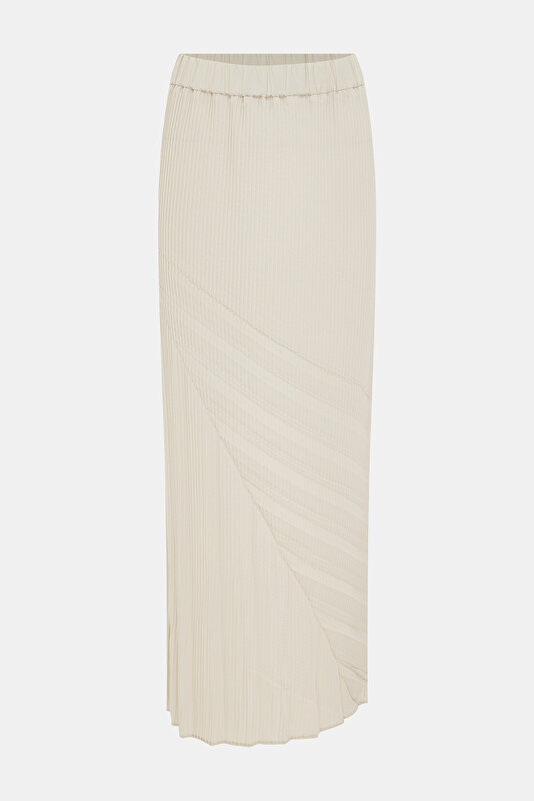 ECRU MIDI SKIRT 4