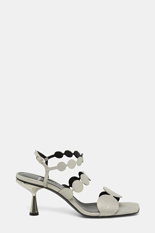 SILVER LEATHER SHOE
