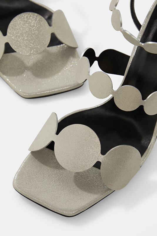 SILVER LEATHER SHOE 4