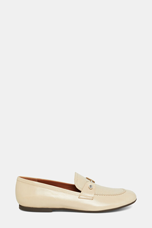 ECRU LEATHER SHOE