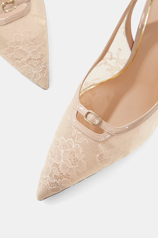 BEIGE LEATHER SHOE 4