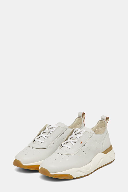 LIGHT BLUE LEATHER SHOE 2