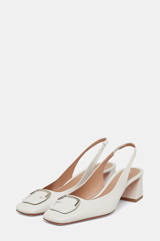 WHITE LEATHER SHOE 2