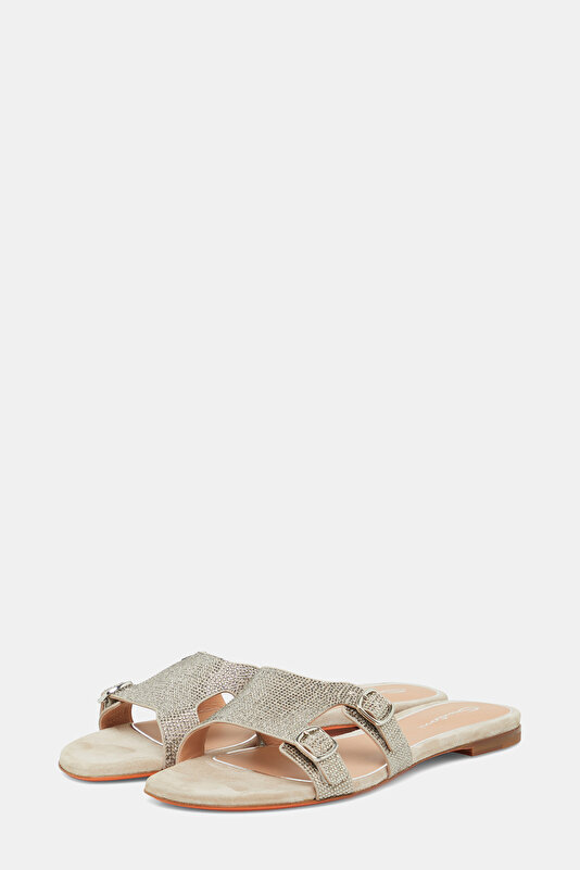 BEIGE LEATHER SLIPPER 2