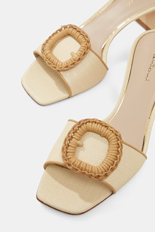 NATURAL LEATHER SLIPPER 4