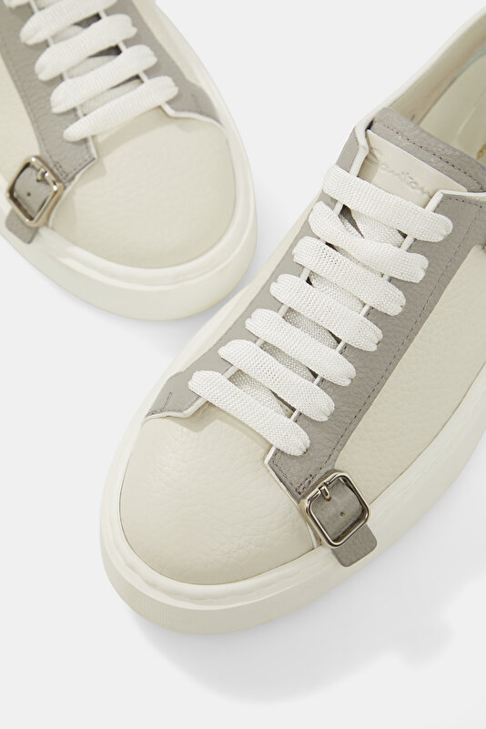 WHITE LEATHER SHOE 4