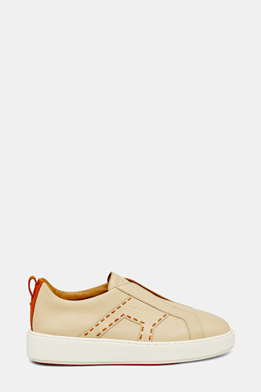 ORANGE LEATHER SHOE