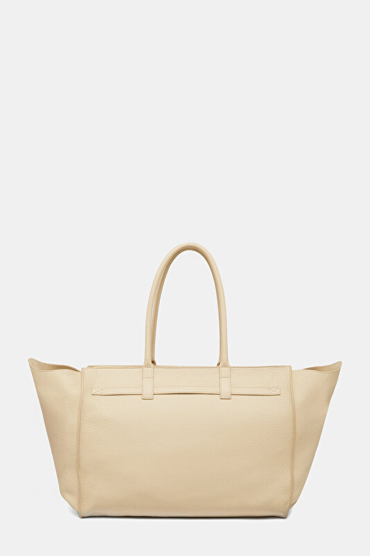 ECRU LEATHER BAG 3