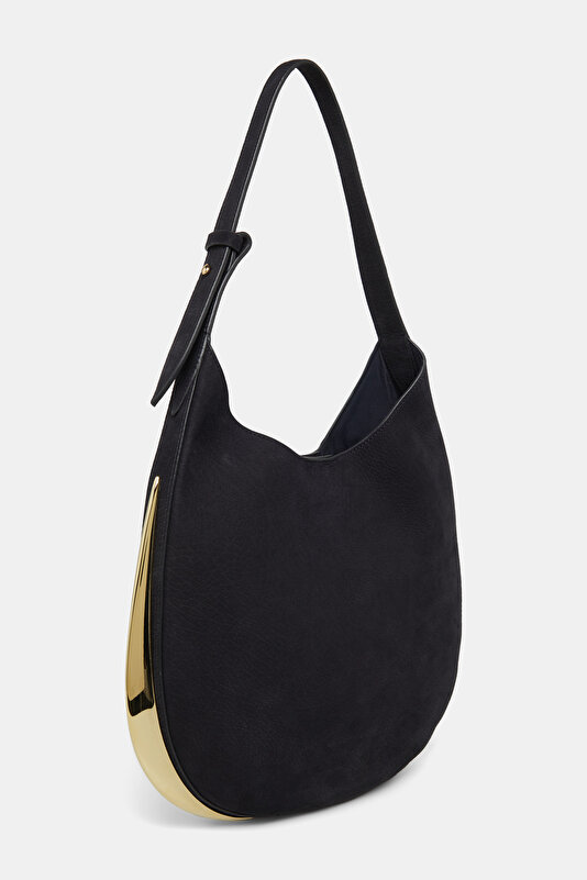 NAVY BLUE LEATHER BAG 4