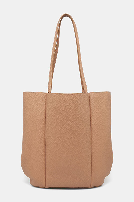 CAMEL LEATHER BAG 4