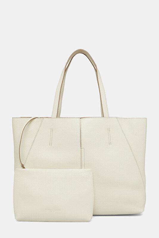 ECRU LEATHER BAG 2