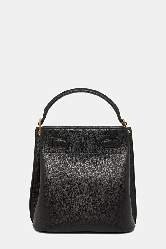 BLACK LEATHER BAG 4